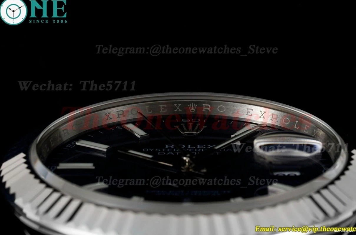 126334 Jub A3235 SS EWEF SS Blue Stk Datejust 41mm 0428